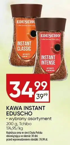 Chata Polska Kawa instant Eduscho Tchibo oferta