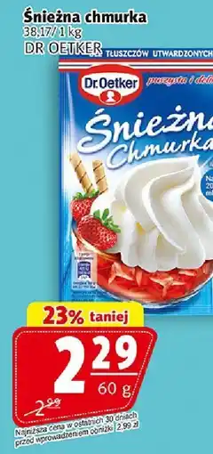 Prim Market Śnieżna chmurka 60g Dr Oetker oferta