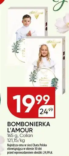 Chata Polska Bombonierka L'Amour 165g Colian oferta