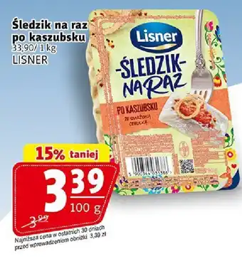 Prim Market Śledzik na raz po kaszubsku 100g LISNER oferta