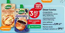 Żabka Deser Łowicz a'la jagodzianka, a'la drożdżówka z serem 100g oferta