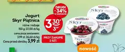 Żabka Jogurt Skyr Piątnica różne rodzaje 150g oferta