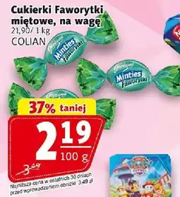 Prim Market Cukierki Favoritki miętowe 100g COLIAN oferta