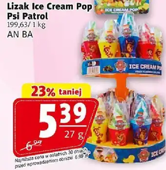 Prim Market Lizak Ice Cream Pop Psi Patrol 27g AN BA oferta