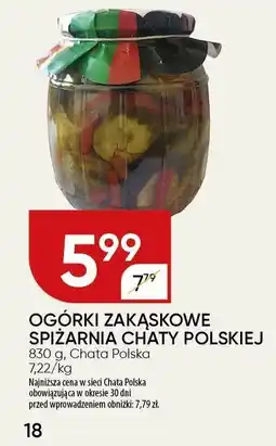 Chata Polska Ogórki zakąskowe Spiżarnia Chaty Polskiej 830g Chata Polska oferta