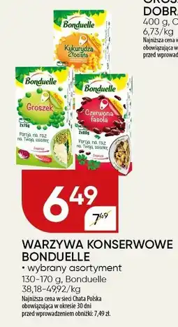 Chata Polska Warzywa konserwowe Bonduelle oferta