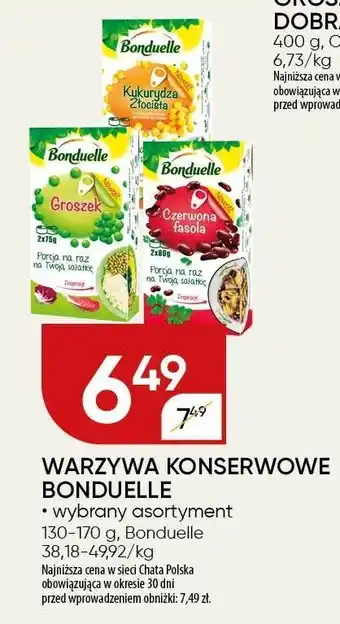Chata Polska Warzywa konserwowe Bonduelle oferta