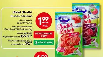 Żabka Kisiel Słodki Kubek Gellwe smak owoce leśne 28g oferta