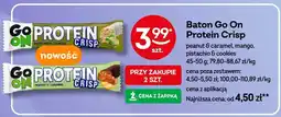 Żabka Baton Go On Protein Crisp peanut & caramel oferta