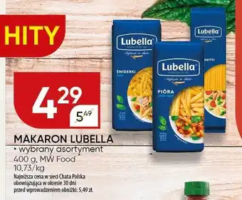 Chata Polska Makaron Lubella 400g oferta