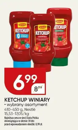 Chata Polska Ketchup Winiary 410-450g oferta