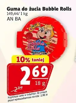 Prim Market Guma do żucia Bubble Rolls 18g AN BA oferta