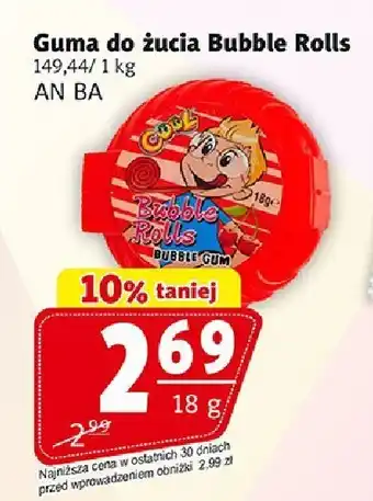 Prim Market Guma do żucia Bubble Rolls 18g AN BA oferta