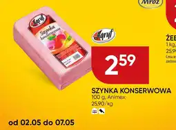 Chata Polska Szynka konserwowa 100g Animex oferta