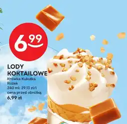 Żabka Lody Koktajlowe Krówka Kukutka Rożek Koral oferta