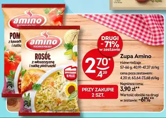 Żabka Zupa Amino rosół z włoszczyzną 57-66g oferta