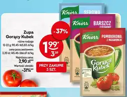 Żabka Zupa Gorący Kubek różne rodzaje 12-22g Knorr oferta