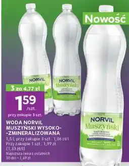 Stokrotka Express WODA NORVIL MUSZYŃSKI WYSOKO-ZMINERALIZOWANA oferta