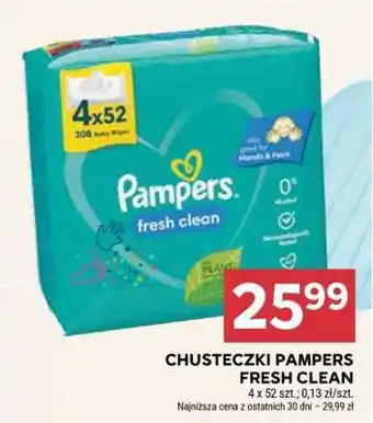 Stokrotka Market Chusteczki Pampers Fresh Clean oferta