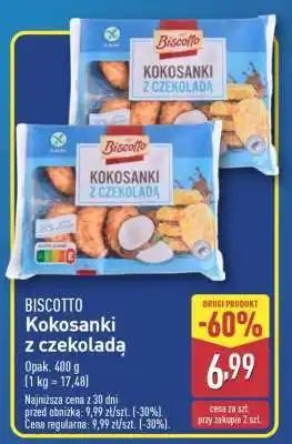 ALDI Biscotto Kokosanki z czekoladą oferta
