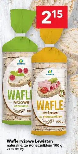 Lewiatan Wafle ryżowe Lewiatan ze słonecznikiem 100g oferta