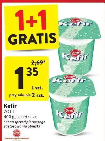 Intermarche Kefir Zott 400g oferta