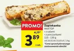 Intermarche Zapiekanka z salami i pieczarkami 115-130g MAXTOP oferta