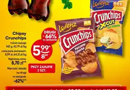 Żabka Chipsy Crunchips pieczone żeberka 140g Lorenz oferta