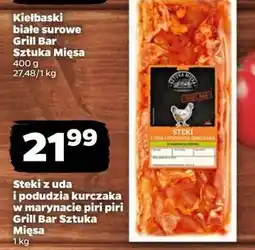 Netto Steki z uda i podudzia kurczaka w marynacie piri Sztuka Mięsa Netto oferta