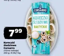 Netto Koreczki śledziowe bałtyckie Corsarro oferta