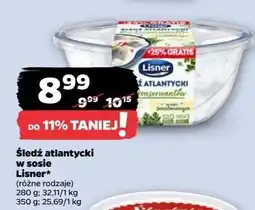 Netto Filety śledziowe w sosie śmietanowym Lisner oferta
