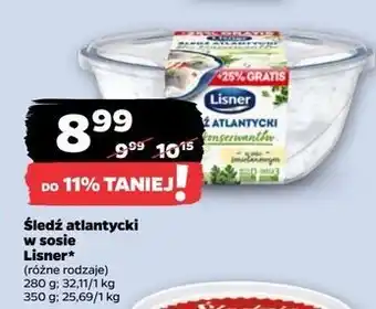 Netto Filety śledziowe w sosie śmietanowym Lisner oferta