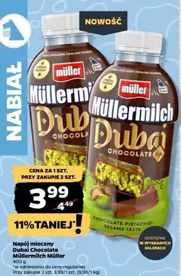 Netto Napój dubai chocolate Mullermilch oferta
