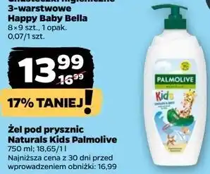 Netto Żel pod prysznic i do kąpieli dla dzieci żyrafa Palmolive Naturals oferta