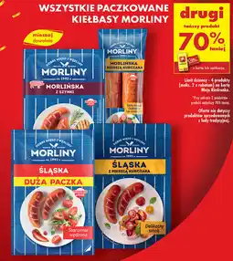 Biedronka Kiełbasy paczkowane Morliny oferta