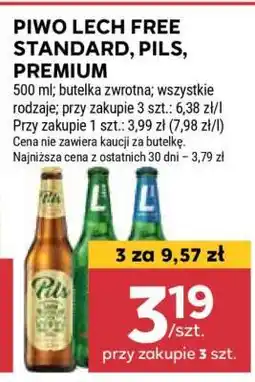 Stokrotka Market PIWO LECH FREE STANDARD, PILS, PREMIUM oferta