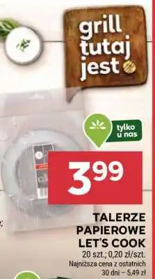 Stokrotka Market TALERZE PAPIEROWE LET’S COOK oferta