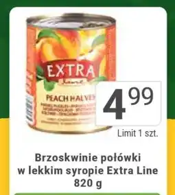 Stokrotka Market Brzoskwinie połówki w lekkim syropie Extra Line 820 g oferta