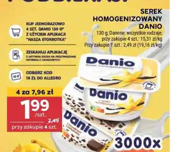 Stokrotka Market Serek homogenizowany DANIO oferta