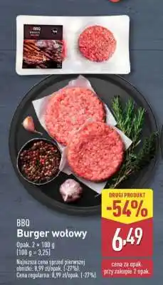 ALDI BBQ Burger wołowy oferta