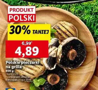 Lidl Polskie pieczarki na grilla oferta