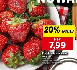 Lidl Polskie truskawki oferta
