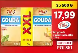 Lidl Ser gouda w plastrach XXL oferta