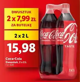Lidl Coca-Cola Dwusztuk, 2 x 2 L oferta