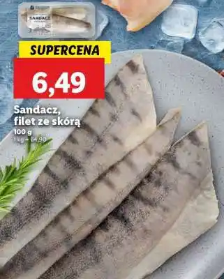 Lidl SANDACZ FILET ZE SKÓRĄ oferta