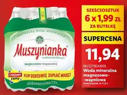 Lidl MUSZYNIANKA Woda mineralna magnezowo- -wapniowa oferta