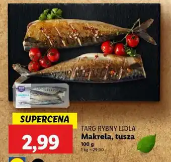 Lidl Makrela, tusza oferta