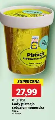 Lidl WILLISCH Lody pistacja śródziemnomorska oferta