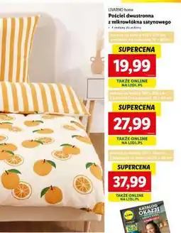 Lidl Pościel dwustronna z mikrowłókna satynowego oferta