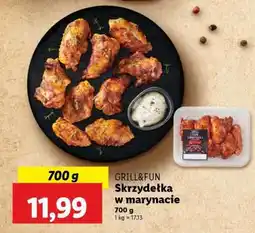Lidl GRILL&FUN Skrzydełka w marynacie oferta